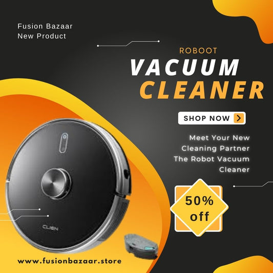 CLIEN Intelligent Robotic Vacuum Cleaner — Sleek Round Design with Touch Controls