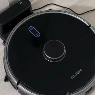 CLIEN Intelligent Robotic Vacuum Cleaner — Sleek Round Design with Touch Controls