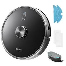 CLIEN Intelligent Robotic Vacuum Cleaner — Sleek Round Design with Touch Controls